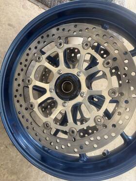 06999s Marchesini Forged Rim With Oem Rotors Ducati 999s 2006