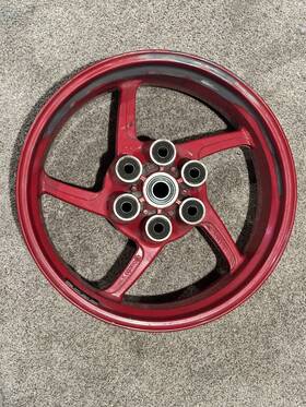756488 Marchesini Ducati Monster 1000 S4 St3 St4 Oem Rear Rim Wheel Straight 17x5.5
