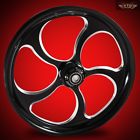Maze-bc-23-fl-00-07 Ftd Customs Harley Black Contrast Inch Front Wheel Floating Rotors