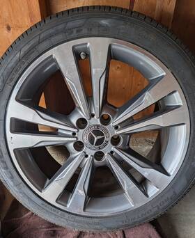 Mercedes-benz A2224010002 Rim For Oem S-class 18 Inch Wheel Tire Size 245/40r18. R18