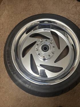 Mc78v Metzeler 170/60r17 Oversized Front Wheel With Tire M109