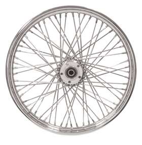 51693 Mid Usa Chrome 60 Spoke Tubeless Rear Wheel 18 X 5.5 For Custom Applications