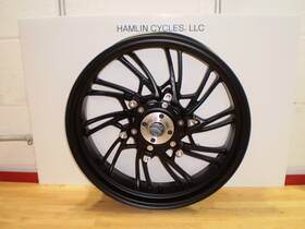 2h000337 Moto Guzzi 2012-2017 Stelvio 1200 Cast Rear Wheel. 17 Inch X 4.25 Black