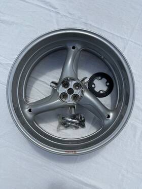977268 Moto Guzzi 08 Norge 1200 Rear Wheel Rim 17x5.50 With Hardware Part#
