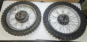 Motorcyclepart79 Sku Xr80 1979 1980 1981 1982 1983 1984 Honda Xr 80 Front And Rear Wheel Rims