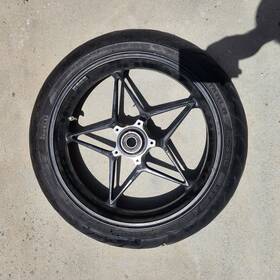 345677899 Mv Agusta F4 1000s R 10-16 Oem Front Wheel Rim Straight Nice Pirellidiablorosso