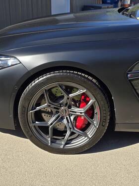 Sl-171 Mv Forged Bmw Spoke-lite Wheels With Michelin Pilot Sport All Season 4 Tires