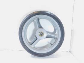 9013161000 Mz 2002 Skorpion Tour Mz660 660cc Cast Silver Front Wheel Rim 17 Inch X3 -bent