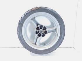 9021212000 Mz 2002 Skorpion Tour Mz660 660cc Cast Silver Rear Wheel Rim 17 Inch X4 -bent