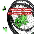 N05n5150 Kke Motorcycles Mx Wheels Set For Kawasaki Green Nip