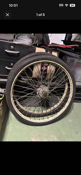 585369 Nsu Quickly N26 Front And Rear Wheels