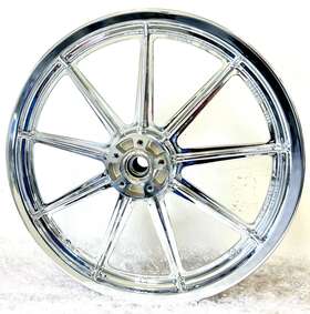 43499-78 Oem Harley Chrome Front Wheel 19 Inch Dyna 1990-1999 Sportster Xl883