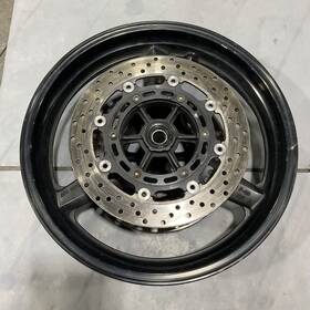 5jj-2581t-11-00 Oem 1998-2002 Yamaha Yzf R1 Yzfr1 Front Wheel Rim With Rotors Straight