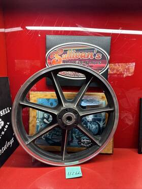 76811-75 Oem Harley Morris Mag 7 Spoke Disc Brake Wheel 19 Inch Shovelhead Ironhead Fxr Front
