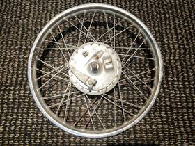 41074-008 Oem Kawasaki F3 Front Wheel Hub Rim Spoke Assembly True Balanced Light Rust Vtg