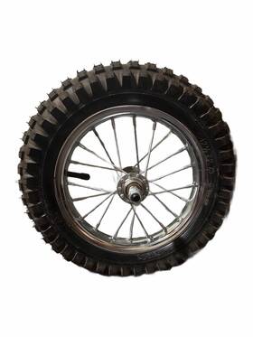 W15128050187 Oem Razor Mx350 Front Wheel Assembly 12 1/2 X 2.75 Tire Rim Tube Dirt Bike