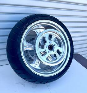0159-3105jb Performance Machine 18x10.5 Billet Rear Wheel 300 Tire Pulley Rotor Harley