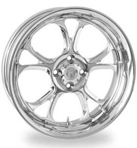 0320-3814raa-lux-ch Performance Machine Luxe Chrome Rear Wheel 18 Inch X 5.5