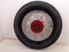 6810-02-018 Pin Moto Guzzi Racer Front Wheel Rim Laced Red