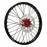 R89-11832.23 Warp Complete Wheel Kit Rear Black Rim Hub Nipples