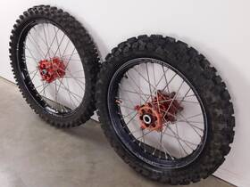 19241-meb-670 Rad Manufacturing Mx Wheel Set Front And Rear Excel A60 Rim 02-12 Crf450 Crf450r Crf250 Crf250r