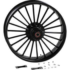 0321350-126b Rc Components Illusion 21 Inch X3.50 Gloss Black Aluminum Front Wheel
