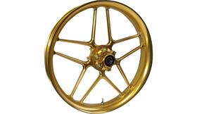 193-140g-f Rc Components Laguna Aluminium Front Wheel - Dual Disc Gold 19 Inch