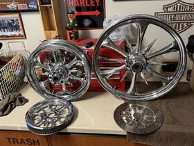 Rcvega21 Rc Components For Sale - 21 Inch Front X 16 Rear Vega Forged Wheel Set Harley