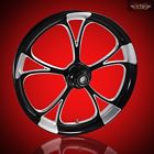 Retaliate-bc-30-fl-08-19 Ftd Customs Harley Black Contrast Inch Front Wheel Floating Rotors