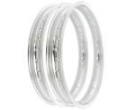 Rim-set-78 Rising Sun Silver Aluminum Rim Set Honda Four Rim-set-78 Rising Sun Silver Aluminum Rim Set Honda Four
