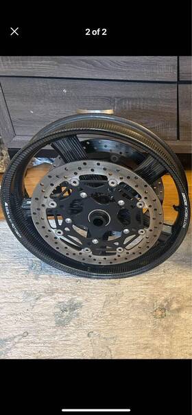 Fa70350325 Rotobox Front Glossy Carbon Wheels Boost 17 X 3.5 /6 Yamaha R1 2015