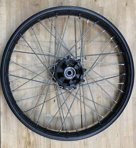 Raj00161 Royal Enfield Himalayan 411 Front 21 Inch Wheel Assembly Hub Rim Spokes