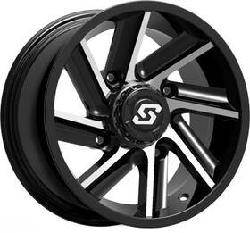 A85m-47056-43s Sedona Chopper Machined Wheel - 14x7 4 3 Offset 4/156 12mm Ta