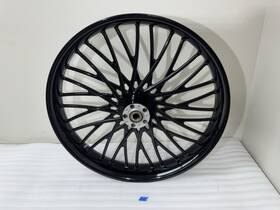 Dspoke-26in-b-26375-no-no Smt Performance Wheel 26 Inch Black Dirty Spoke Harley-davidson Front