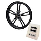 Sport Chrome Enforcer Style Reinforcer Gloss Black Front Wheel Harley