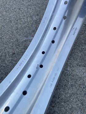 688145 Sun Aluminum Rim 18in X 3.500 Motorcycle 40 Hole