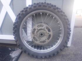 07rmz250 Suzuki 2007 Rmz250 19 Inch Excel Rear Wheel Rim Hub Tire Rmz 250 07 08 09 10 11-16