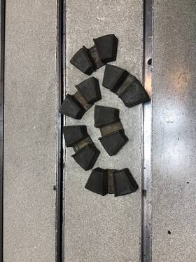 44340 Suzuki Tm400 1974 Sprocket Hub Damper Oem Rear Carrier Rubber Cushions