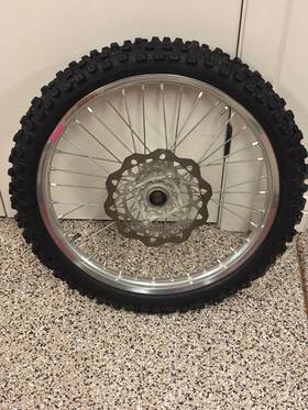 54100-10ho Suzuki Rmz 250 /450 Excel Takasago Oem Front Wheel And Rim With Some Damage