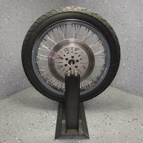 54110-38b00 Suzuki Straight Oem Front Rim Frt Wheel With Rotor 87-03 Vs1400 Intruder 1400