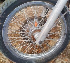 54110-38b10 Suzuki 1988-2004 Intruder Vs1400 Front Wheel Rim No Tire Or Disc Readdescription