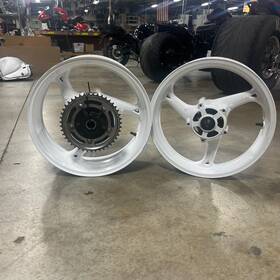 54111-15h10 Suzuki Used Oem 2013-2020 Hayabusa Wheels White Sprocket Abs Rings