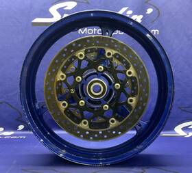 54111-41g10-yly Suzuki Front Wheel With Rotor Blue Gsxr 600 2007-2008 Oem