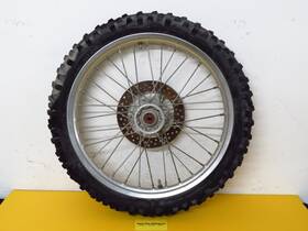 55110-02b60 Suzuki 2000 Rm80 Oem Front Wheel Hub Tire Rim Has Dent In See Pics