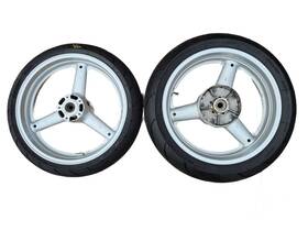 Suzuki 5511017g00 2003 Sv650 Wheel Rim With Tire Rear And Front Pair R 17 Oem