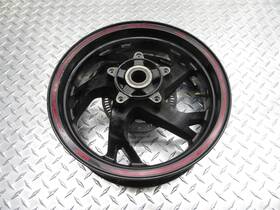 64110-05h10-019 Suzuki 2014 11-16 Burgman An400 Scooter Rear Back Wheel Rim 13x4 Straight Video