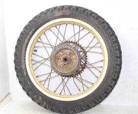 64110-44a00 Suzuki 1986 Sp 200 Rear Wheel Rim Hub Spokes