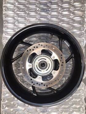 64111-04k30-019 Suzuki 22-24 Gsxs1000 Gt Gsxs 1000 Rear Back Wheel Rim Rotor Black Oem