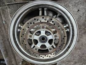 64111-10g10 Suzuki Burgman 650 An650 Rear Wheel Back Rim Straight Oem Silver