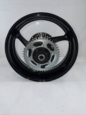 64111-14j00-qgy Suzuki 11-25 Gsxr 600 750 Wheel Rear Rim Sprocket Rotor Black Oem Straight #1355